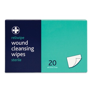 Reliwipe Moist Cleansing Wipes Box Of 20 (For BS8599-1 Kits)