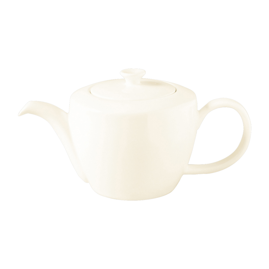 Rak Classic Gourmet Vitrified Porcelain White Teapot 11 40cl 13.55oz
