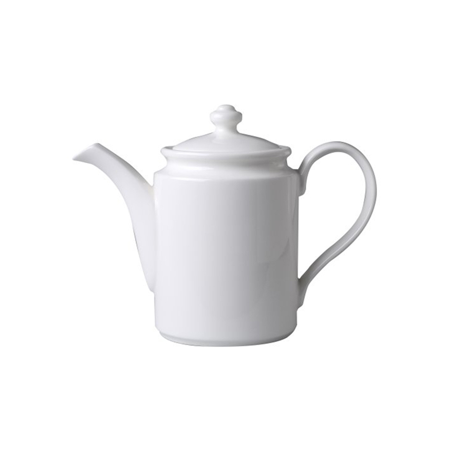 Rak Banquet Vitrified Porcelain White Coffee Pot & Lid 35cl