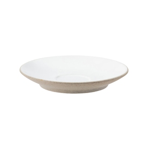 Utopia Manna Vitrified Porcelain White Round Espresso Saucer 12cm