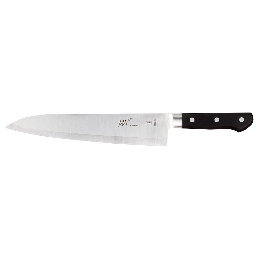 Mercer MX3® Gyuto Knife 240mm VG-10 Super Stainless Steel With Delrin® Handle