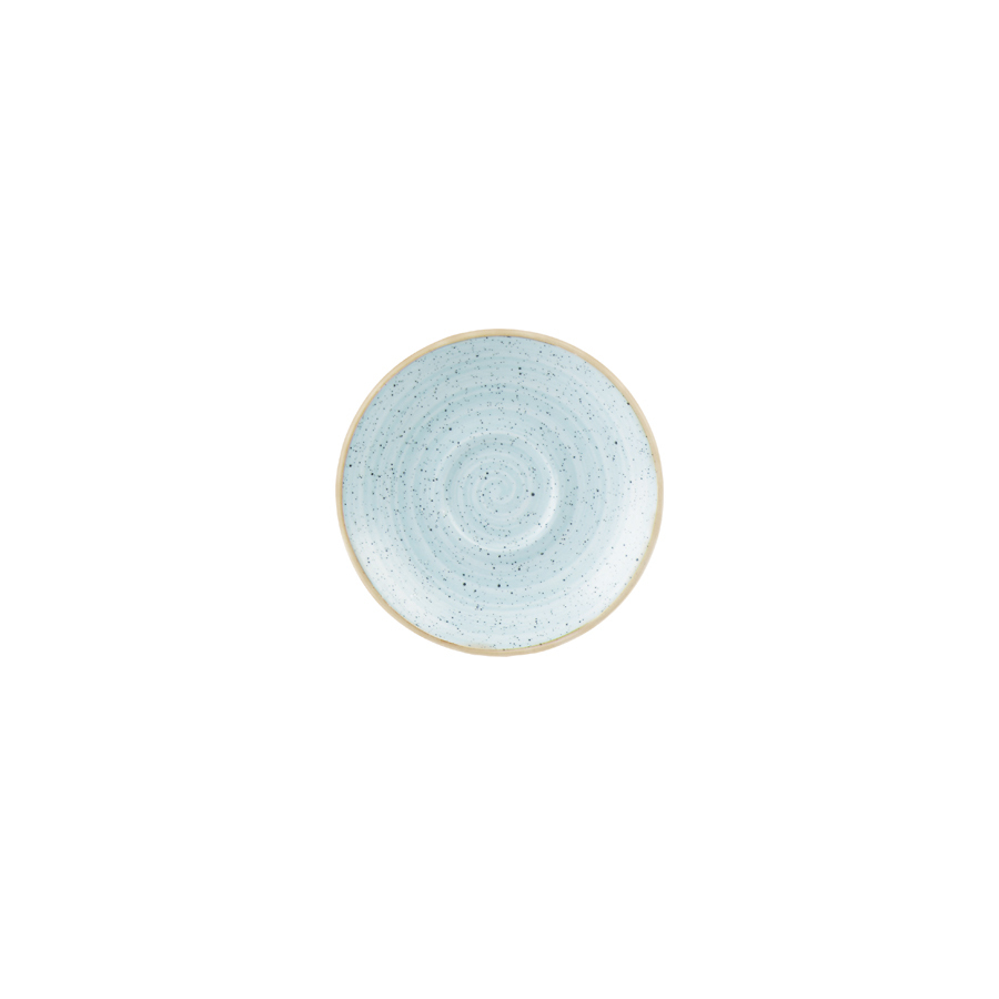 Churchill Stonecast Vitrified Porcelain Duck Egg Blue Round Espresso Saucer 11.8cm