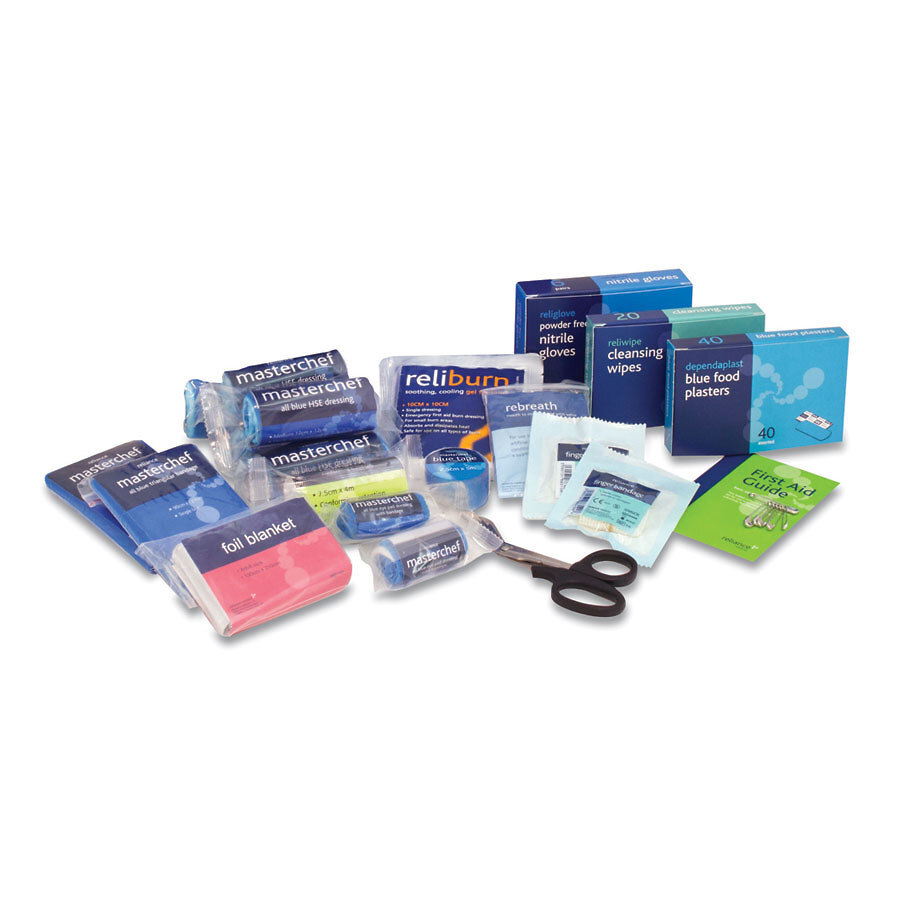 Refill For BS8599-1 Small Workplace Catering First Aid Kit