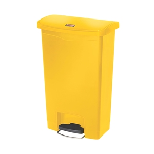 Rubbermaid Slim Step-On Bin Front Step 50 ltr Yellow