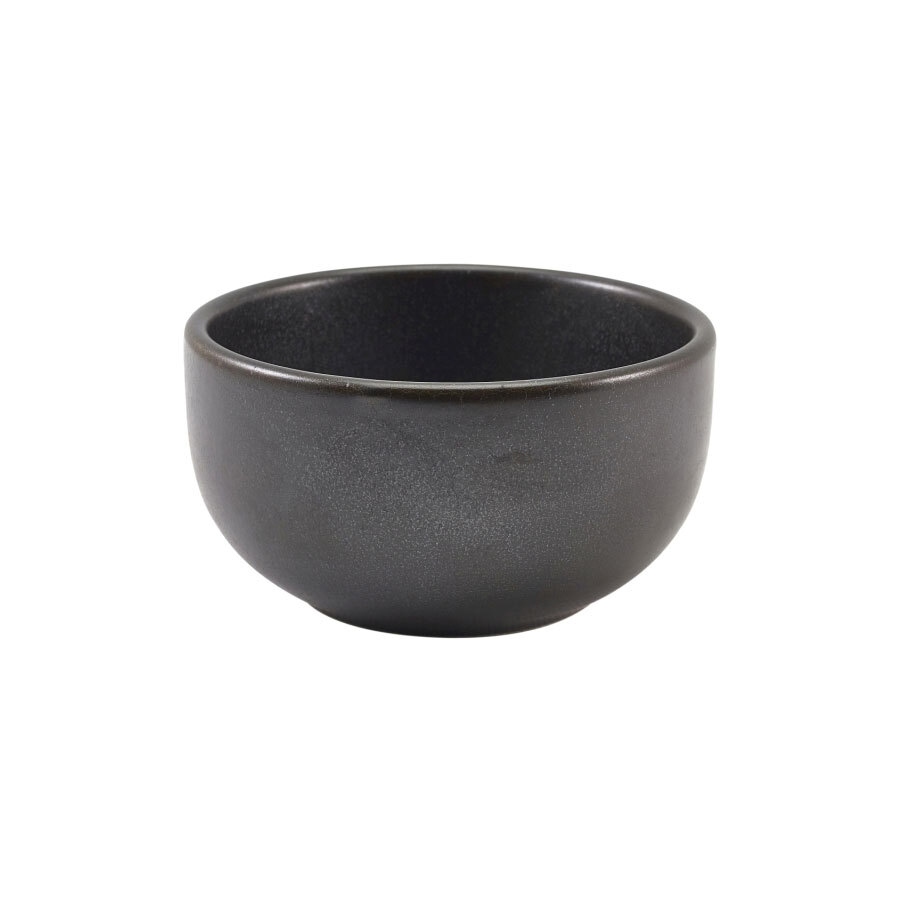 Genware Terra Porcelain Black Round Bowl 11.5cm