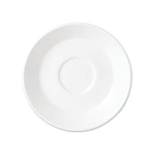 Steelite Simplicity Vitrified Porcelain White Round Slimline Saucer 15.25cm