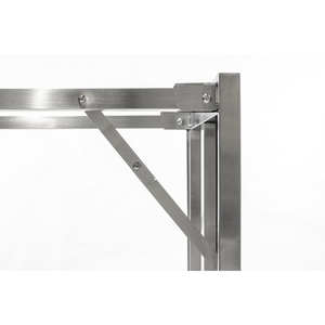 Connecta Stainless Steel Folding Table 1200 x 600 x 800mm high