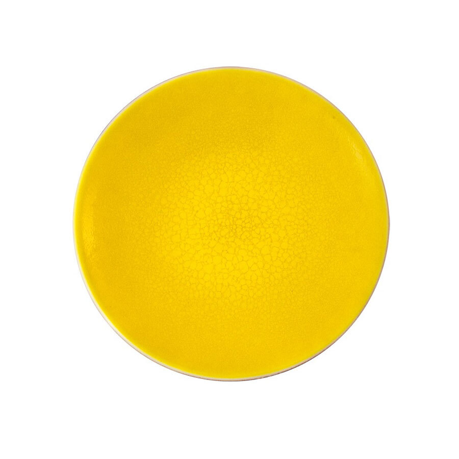 Jars Tourron Stoneware Citron Round Plate 32.5cm