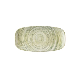 Churchill Elements Vitrified Porcelain Fern Green Oblong Plate 29.8x15.3cm