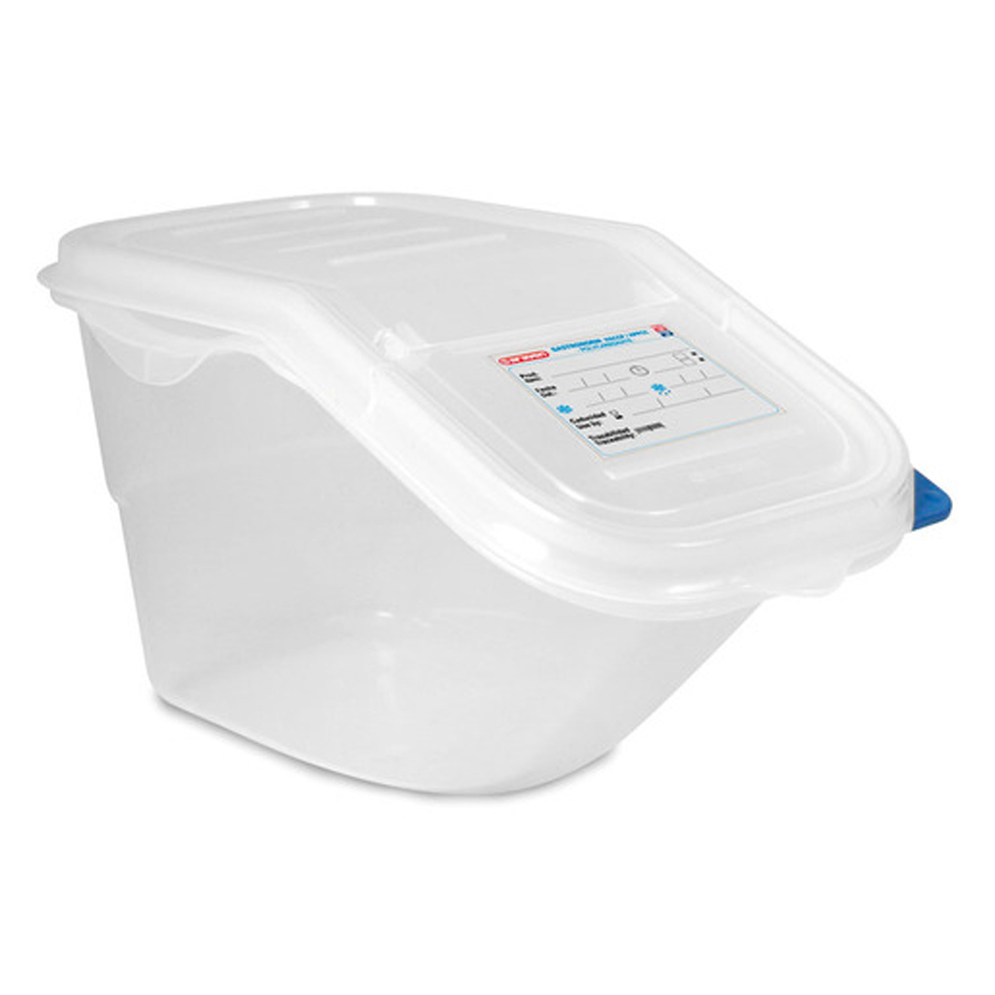 Araven Accessible Container Polypropylene 1/3 Gastronorm -7ltr With Lid, ColorClips, Label BPA Free