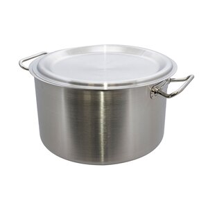 Prepara Stainless Steel Casserole And Lid 14ltr 30x20cm