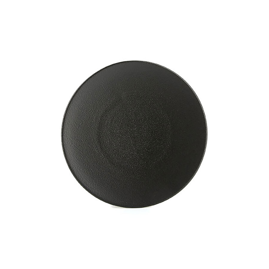 Revol Equinoxe Porcelain Black Round Dessert Plate 21.5cm