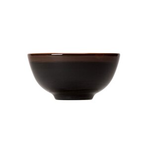 Steelite Koto Vitrified Porcelain Black Round Bowl 6.25 Inch 15.9cm