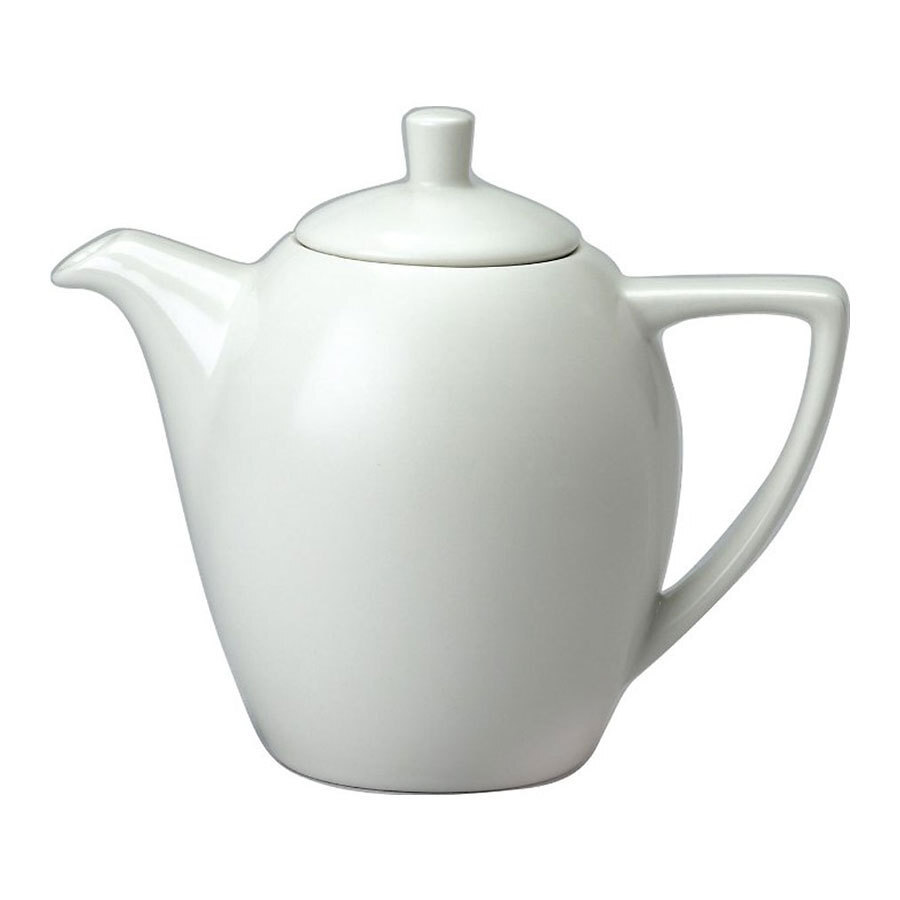 Churchill Ultimo Vitrified Porcelain White Beverage Pot 42.6cl 15oz