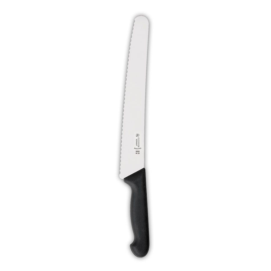 Giesser Professional Curved Pastry Knife 9.75in Stainless Steel Serrated