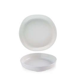 Churchill Chefs' Plates Vitrified Porcelain White Round Walled Bowl 20x4.5cm