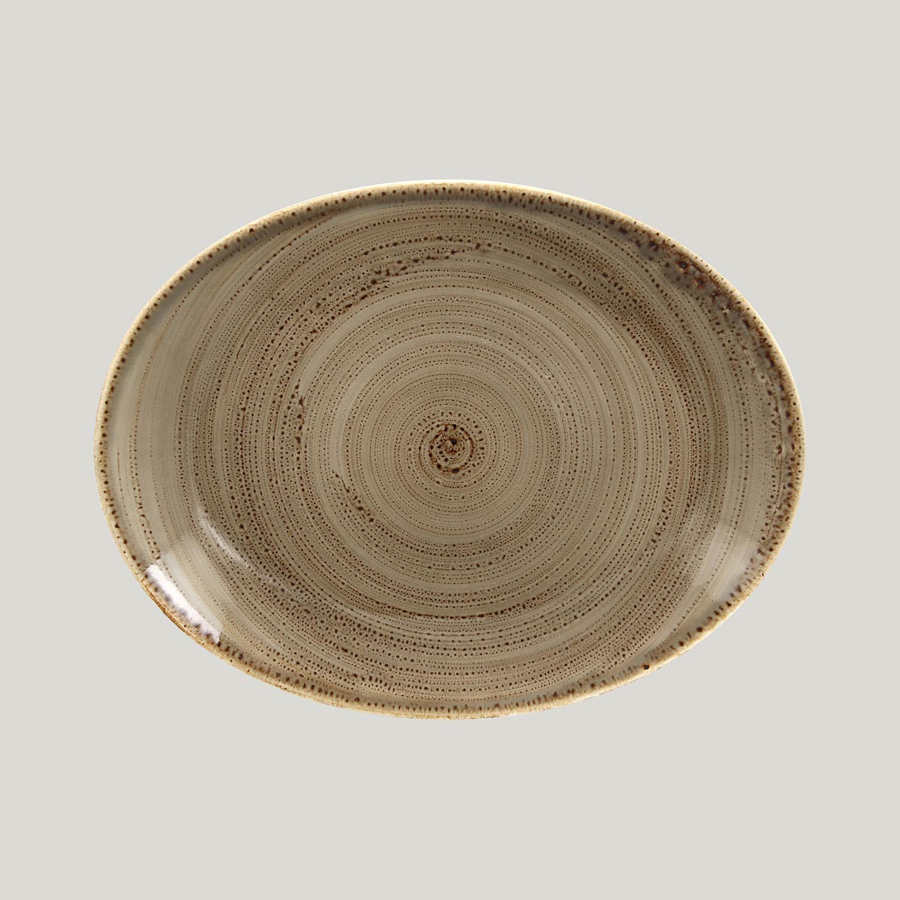 Twirl Oval Coupe Plate 36 X 27 cm Alga