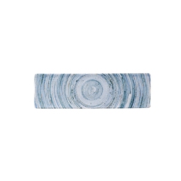 Churchill Elements Vitrified Porcelain Coast Blue Oblong Plate 30x8.8cm