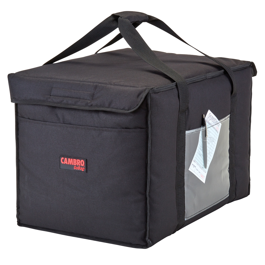 Cambro Go Bag Top Loading Black Nylon Large Holds 1/1 Gastronorm Pans 355x535x355mm