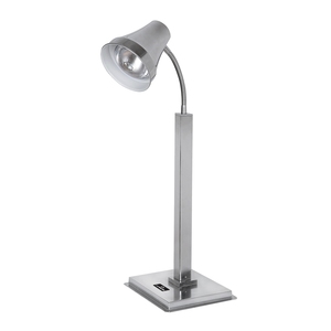 Chefmaster Single Warming Lamp - with Stainless Steel Base