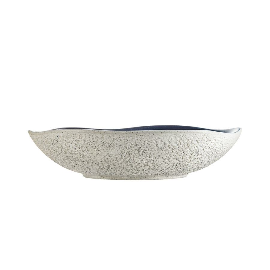 Arcoroc Rocaleo Porcelain Marine Organic Round Deep Plate 20cm