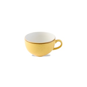 Churchill Stonecast Vitrified Porcelain Mustard Seed Cappuccino Cup 34cl 12oz