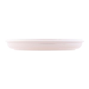 Mirage Fusion Melamine White Round Plate/Lid 16cm