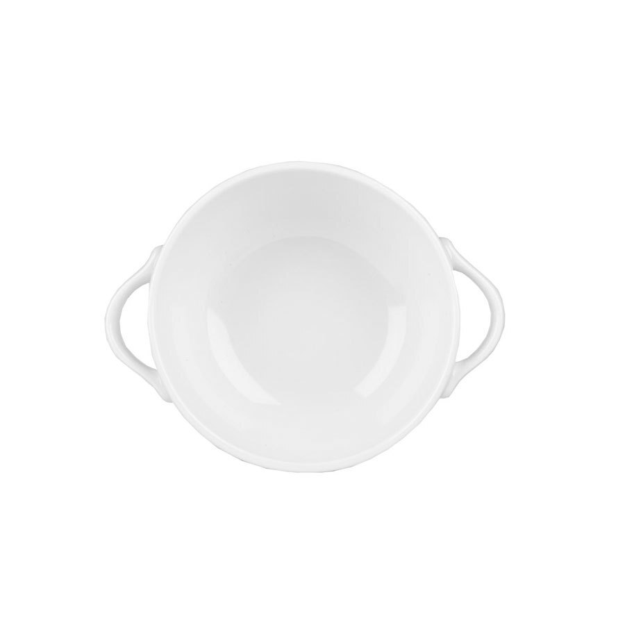 Churchill Profile Vitrified Porcelain White Round Handled Stacking Bowl 11.5cm 36cl 12.6oz