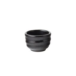 Utopia Tribeca Ebony Stoneware Black Round Dip Pot 5x3.5cm