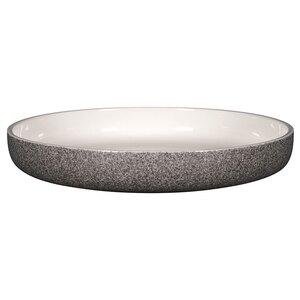 Rak Ease Vitrified Porcelain Dual Grey Round Deep Plate 29.6cm 215cl