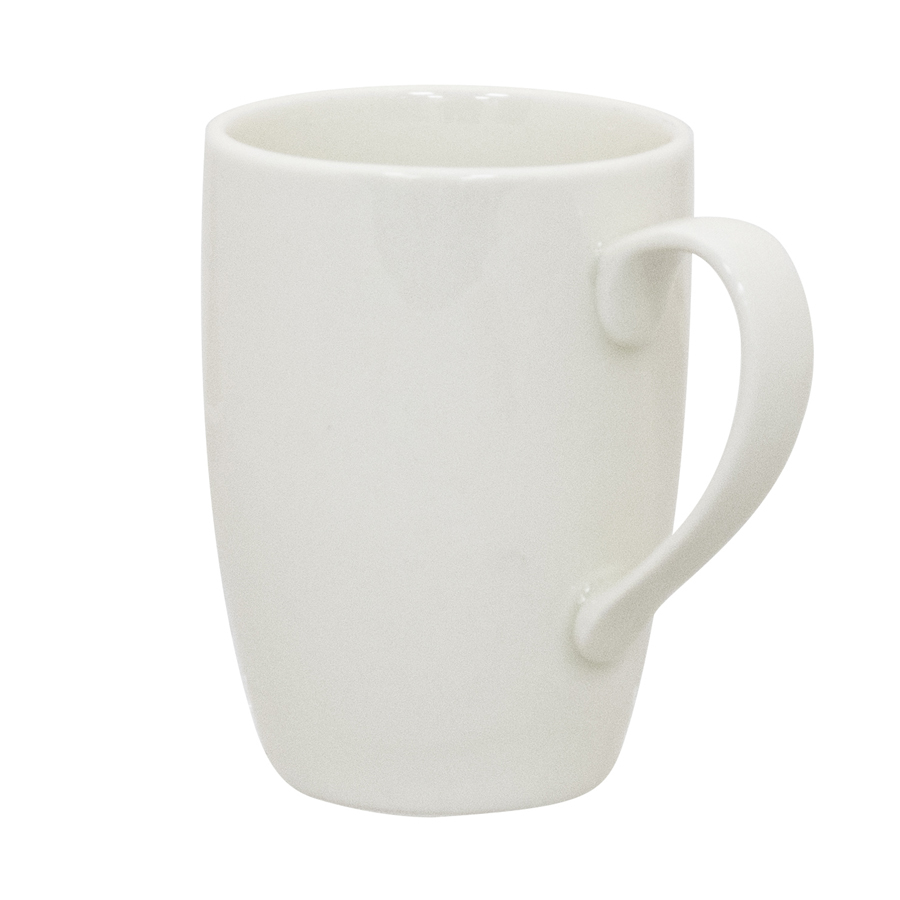 Crème Monet Vitrified Porcelain White Mug 23cl 8oz