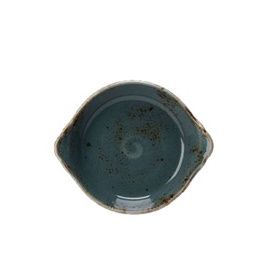 Steelite Craft Vitrified Porcelain Blue Round Eared Dish 14.6cm