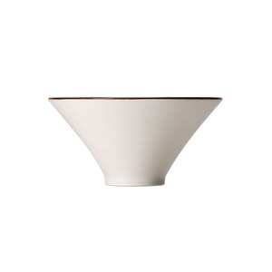 Steelite Koto Vitrified Porcelain Black Round Axis Bowl 6 Inch 15cm