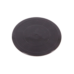 Dycem Non-Slip Antimicrobial Black Round Coaster 14cm