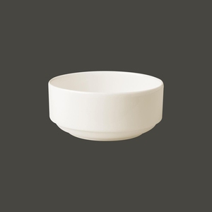 Rak Banquet Vitrified Porcelain White Round Bowl 14cm 63cl