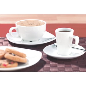 Churchill Beverage Collection Vitrified Porcelain White Round Saucer 14.2cm