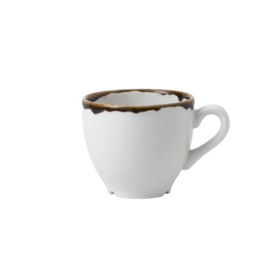 Dudson Harvest Vitrified Porcelain Natural Espresso Cup 10cl 3.5oz