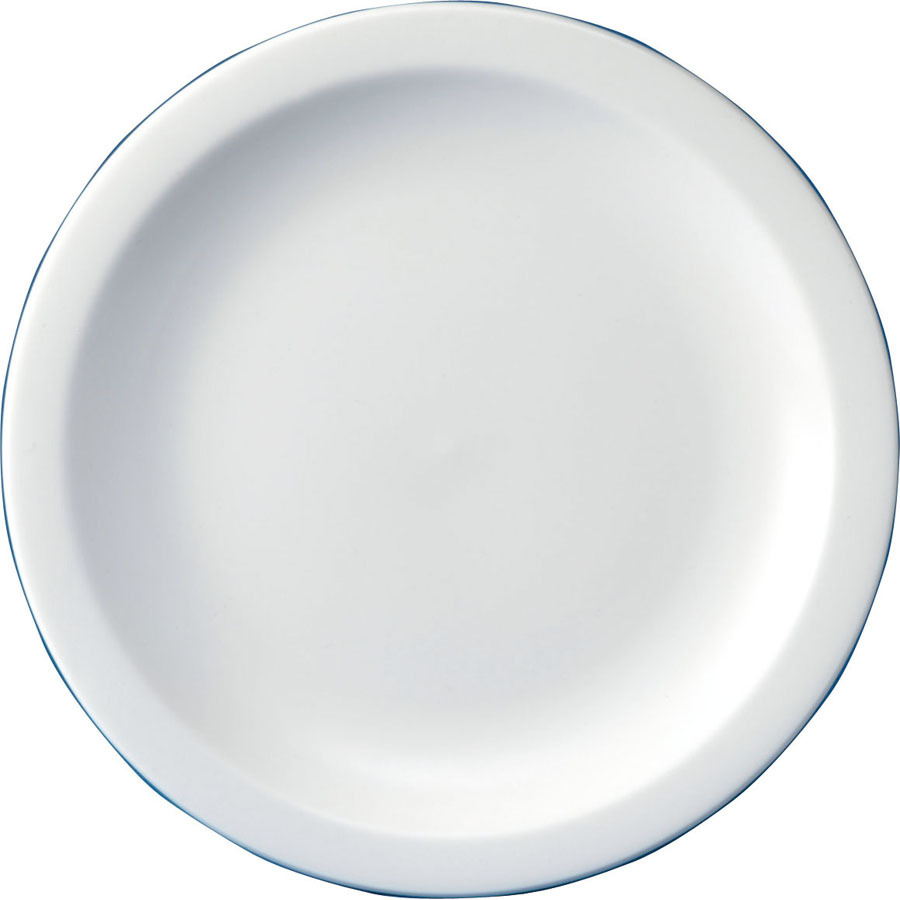 Churchill Nova Vitrified Porcelain White Round Plate 25.5cm