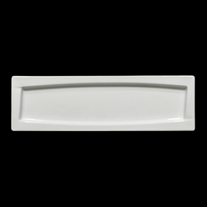 Crème Galerie Vitrified Porcelain White Gastronorm Platter 2/4 25mm Deep