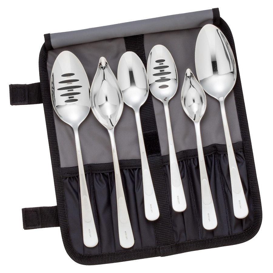 Mercer Plating Spoons Kit 7 Pieces Stainless Steel