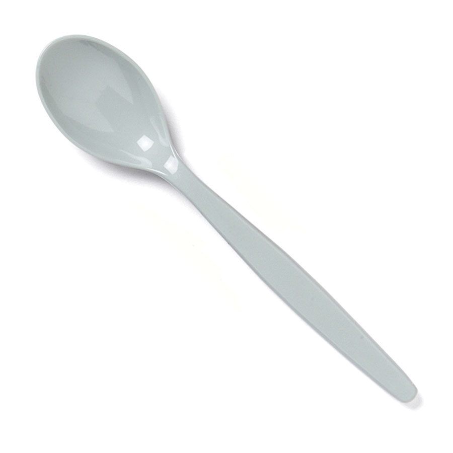 Harfield Antibacterial Polycarbonate Grey Green Teaspoon 14.5cm