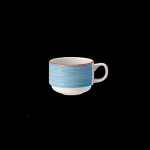 Steelite Rio Vitrified Porcelain Blue Cup Tall Slimline 20cl 7oz