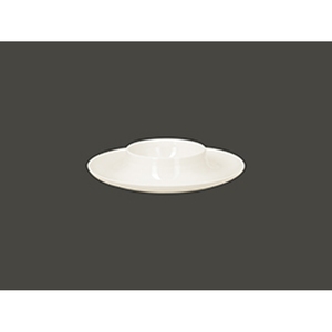 Rak Sugestions Ashore Vitrified Porcelain Round White Plate Hollow 25cm