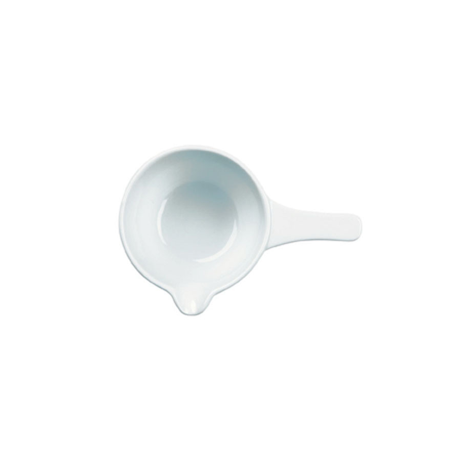 Churchill Art De Cuisine Porcelain White Menu Miniature Sauce Pan 8x4.5cm 11cl 3.9oz