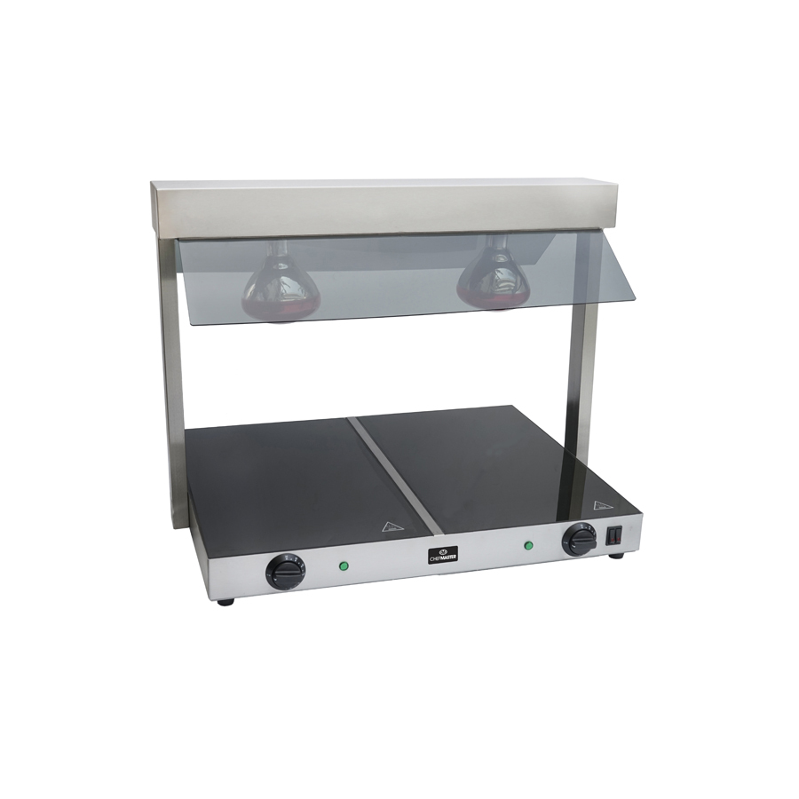 Chefmaster Heated Display Unit with Gantry - 2 x 1/1GN