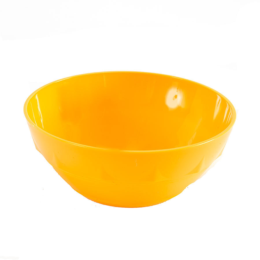 Harfield Polycarbonate Yellow Round Bowl 12cm 350ml 12oz