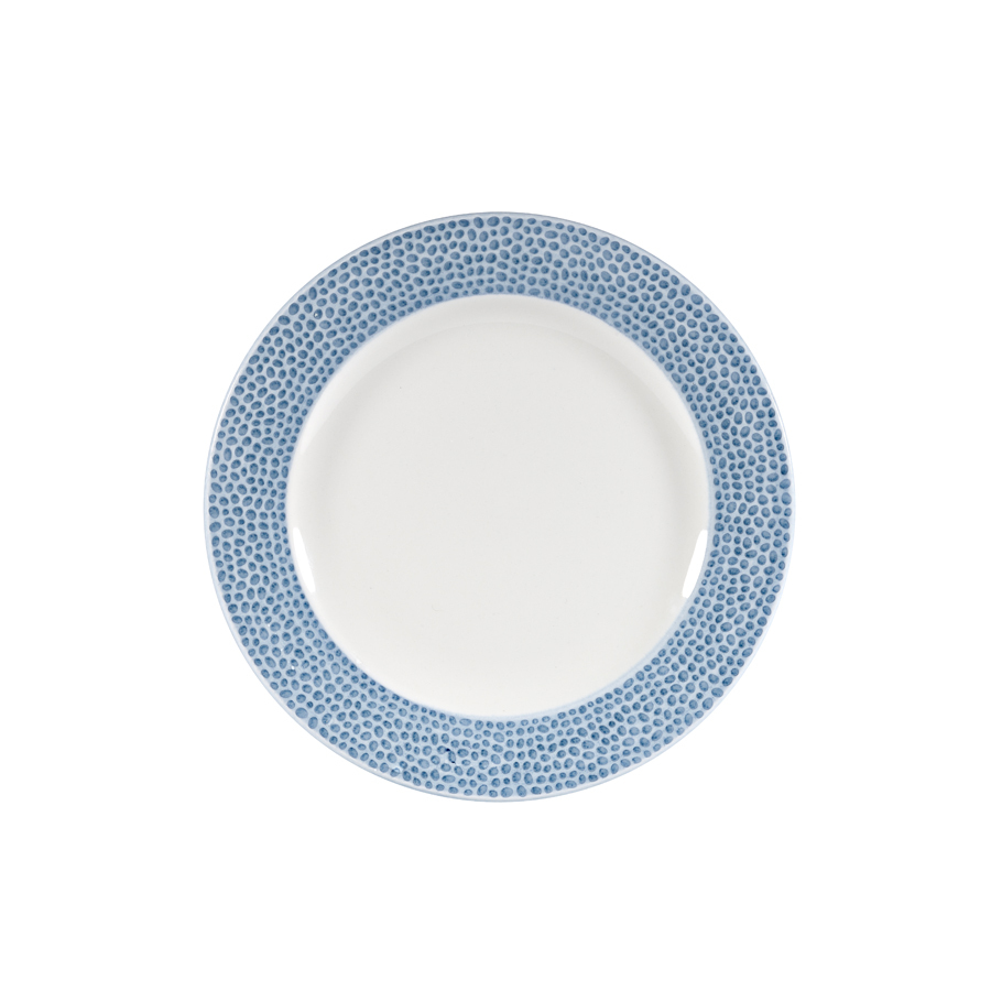Churchill Isla Vitrified Porcelain Ocean Blue Round Plate 17cm