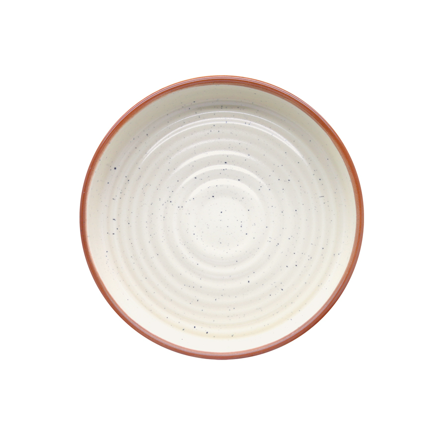 Artisan Coast Vitrified Fine China Cream Round Stacking Tapas Bowl 14cm