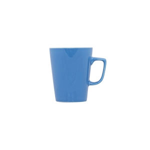 Superwhite Café Porcelain Sky Blue Latte Mug 28.5cl 10oz