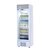 Arctica Bar & Display Upright Refrigerator with Glass Door & Illuminated Canopy - 238Ltr - White